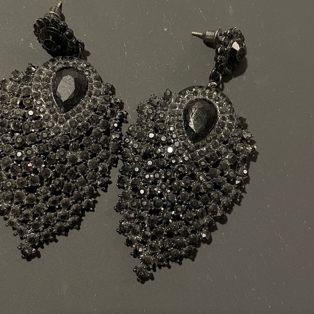 Black earrings
